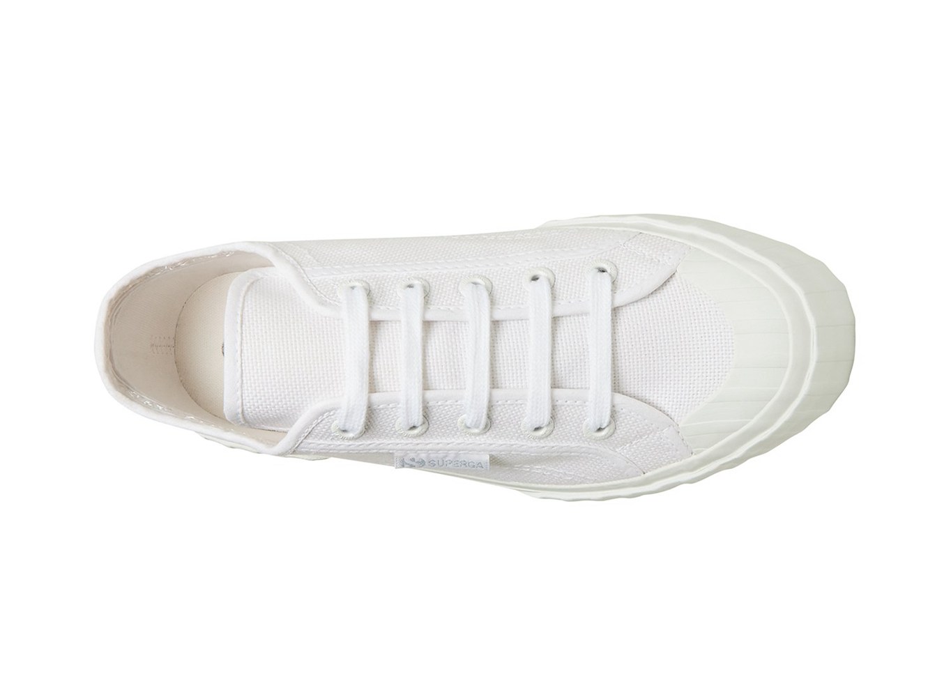 Espadrille Feminino Branco - Superga 2630 Stripe Total - CUYIW-4719